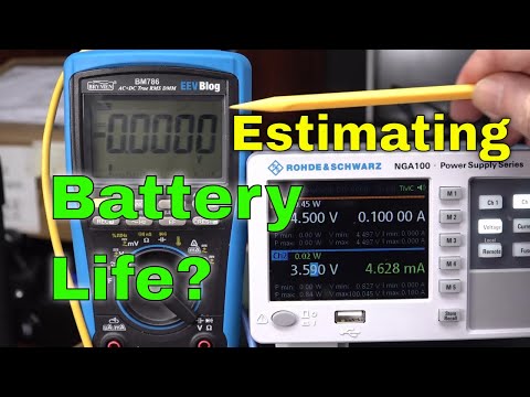 EEVblog 1533 - How To Estimate Product Battery Life