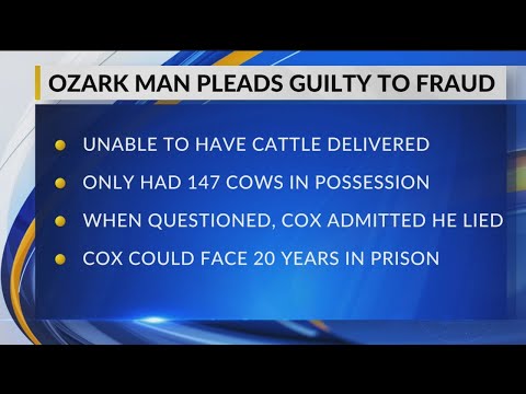 Ozark Man Pleads Guilty to Multi-Million Dollar Cattle...