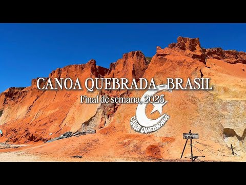 Canoa Quebrada 2025 | Falésias, mar e comida boa | Brazil beach trip & food experience