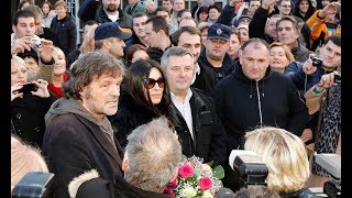 Monica Bellucci Visit Andricgrad In Visegrad Ahead Of Kustendorf Film Festival video