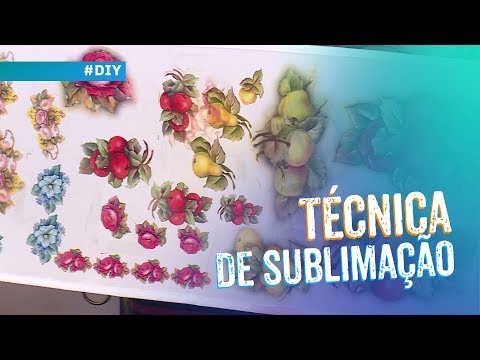 Técnica de sublimação por Luis Moreira e Iran Silva