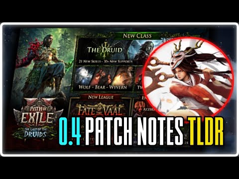 My TLDR of the 0.4 patch  - Path of Exile 2
