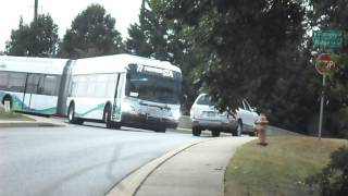 preview picture of video 'MTA Maryland: 2013 New Flyer XDE60 (Hybrid) #12085 on Route 77 @ Halethorpe MARC Station'