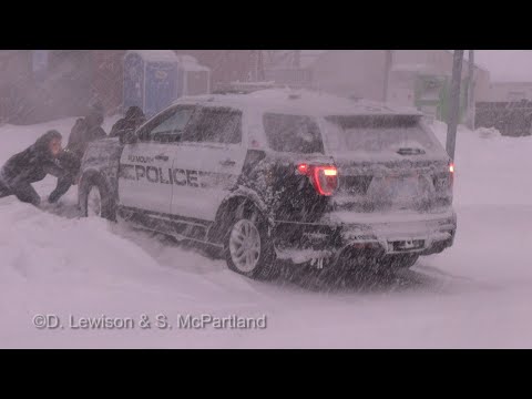 Intense Blizzard in Plymouth, MA