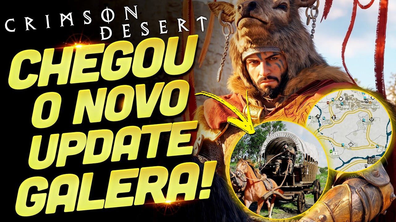 ARRUMARAM O JOGO? CHEGOU NOVA ATUALIZAÇÃO 1.16 EM CRIMSON DESERT!!!