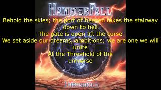 Hammerfall   Threshold Lyrics