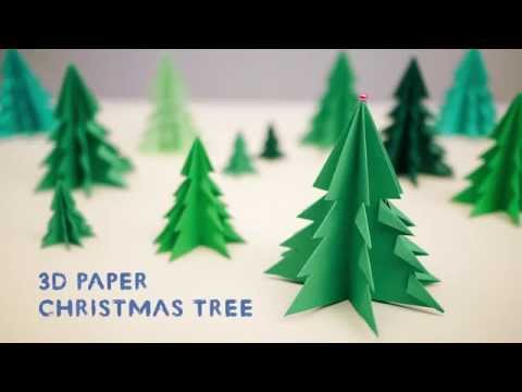    3D Paper Christmas Tree