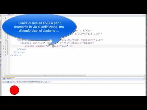 Corso HTML5 ITA - 24: le basi dell'SVG