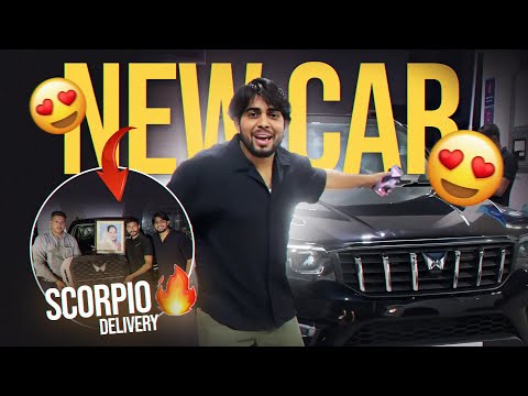 TAKING DELIVERY OF OUR NEW CAR SCORPIO 😍
