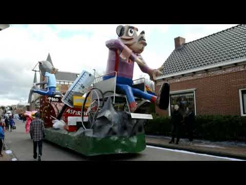 Carnavalsoptocht Kronkeldörp, Kloosterburen, 08-02-2016