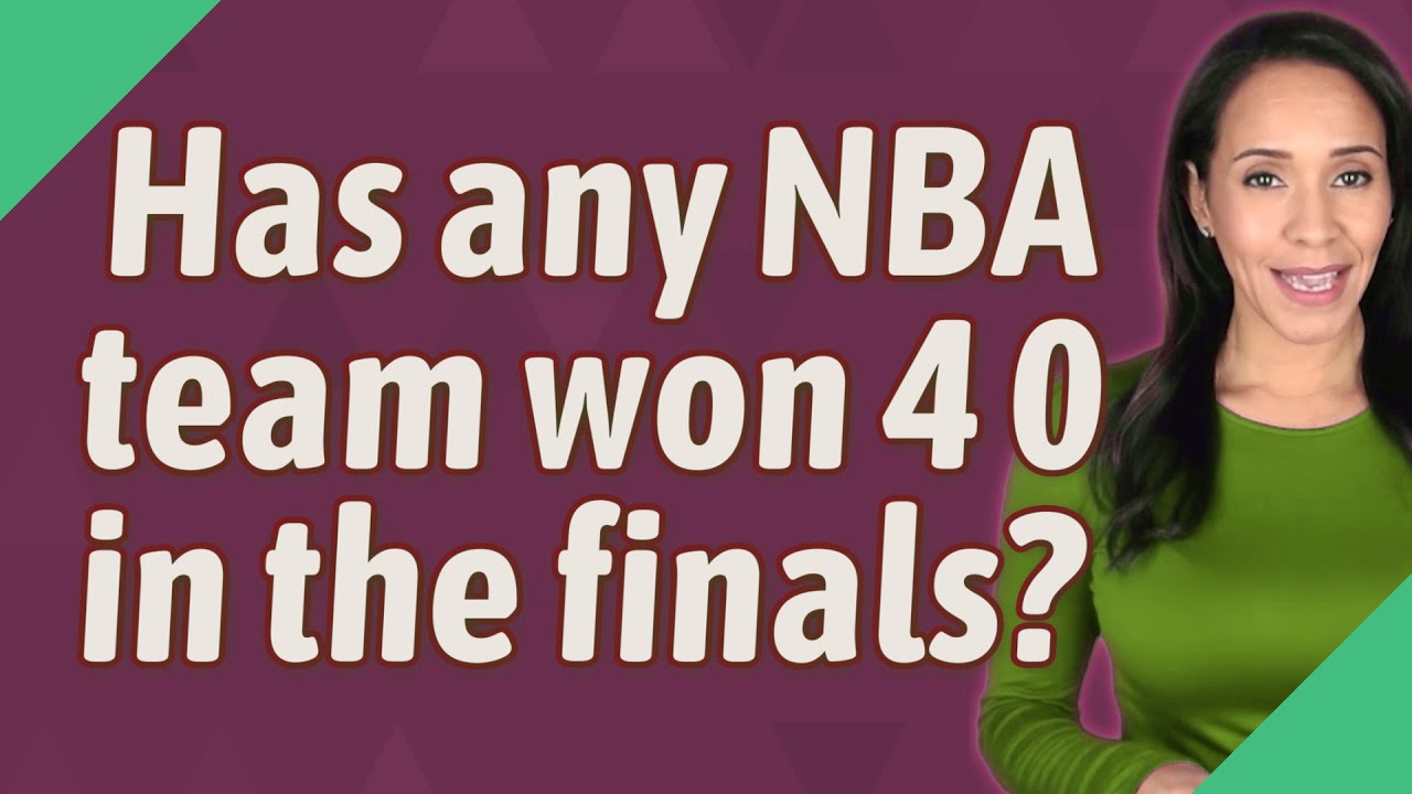 Has an NBA team gone 4 0 in the Finals?