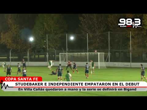 Studebaker e Independiente de Bigand empataron en el debut en Copa Santa Fe