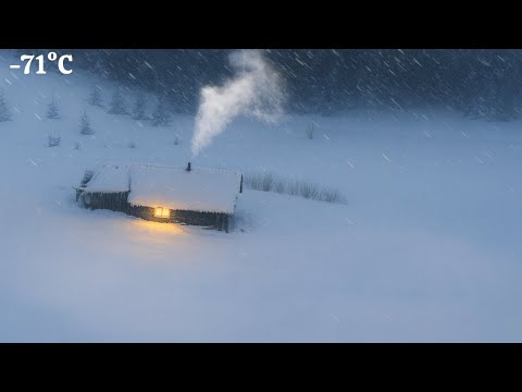 I Survived a Blizzard −71°C (−96°F) Off Grid in an Abandoned Cabin