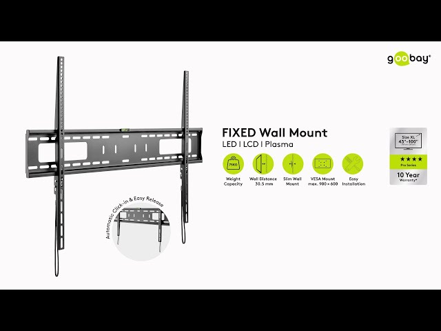 Vidéo teaser pour TV Wall Mount Pro FIXED (XL)