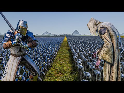 1.5 MILLION HEAVY KNIGHTS vs 100.000 GHOSTS - Ultimate Epic Battle Simulator 2 UEBS 2