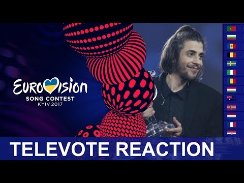 LIVE - Portugal wins Eurovision 2017 in Kyiv - Televote (Reaction)
