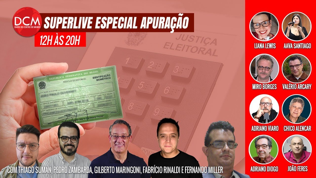 SUPERLIVE ESPECIAL DA APURAÇÃO
