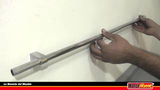 Instalación tubo para canastillas de cocina Handy Home