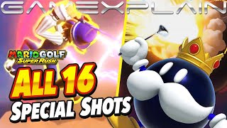 All 16 Special Shots in Mario Golf: Super Rush! (Daisy, Rosalina, Chargin Chuck, King Bobomb & More)