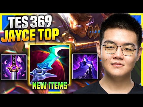 369 PICKS JAYCE WITH NEW ITEM ECLIPSE! - TES 369 Plays Jayce Top vs Malphite!