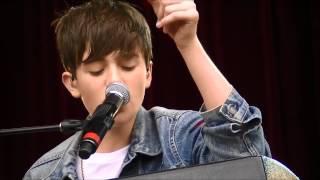 Sunshine and City Lights Greyson Chance LIVE August 29 2012, Vancouver BC PNE, (FIRST ROW AND HD)