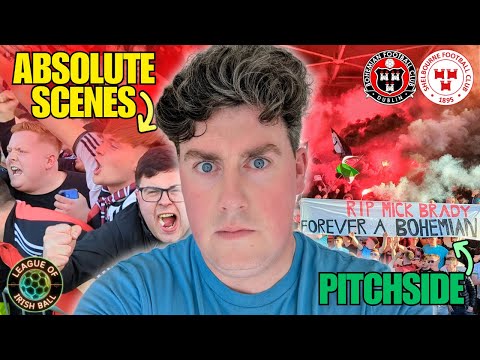 This Is Irish Football 🔥 Dalymount Derby Atmosphere Like You've Never Seen