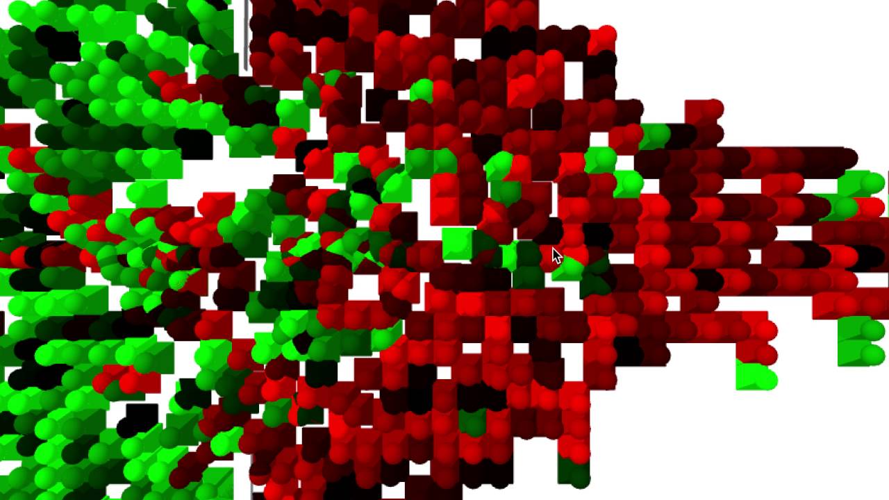 Crowd Dynamics with GAMA 1.7 - Arching, Clogging & Lane Formation. View in HD ;)