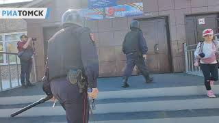 Эксперимент: как быстро сработает тревожная кнопка в томской гимназии