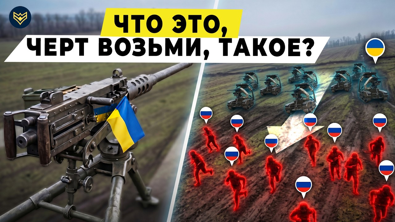 🔥 СЧЁТ 10:0 ЗА 10 СЕКУНД! ШИ научил пулемёт M2 Browning охотиться на воздушные цели и