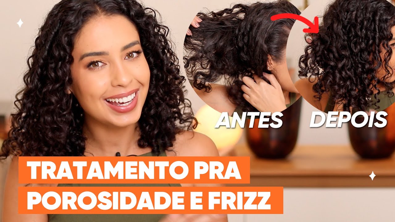 TRATAMENTO POWER ANTI FRIZ E POROSIDADE PRA CABELO CACHEADO | JULIANA LOUISE
