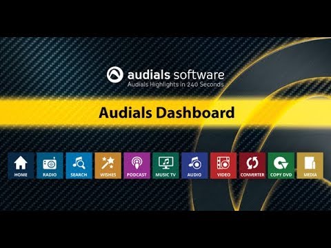 Audials 2018 in 240 Seconds: Audials Dashboard
