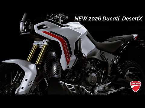 NEW 2026 Ducati DesertX - First Look! Officialy Revealed! Details, Engine Specs & Features