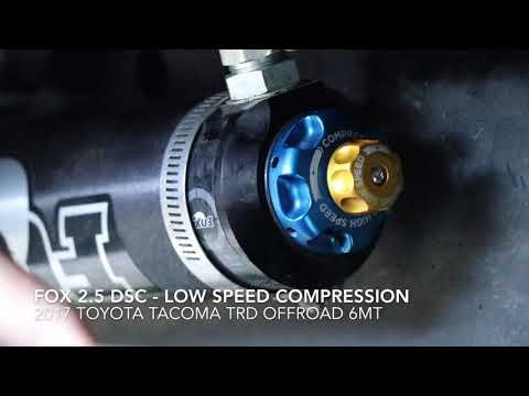 Toyota Tacoma Fox 2.5 DSC Ext Resi - How to Adjust your DSC Suspension & Explained