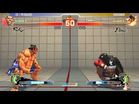 HADOCON IV (SSFIV:AE 2012 Top 16) - Hoodaman (E. Honda) vs. EG|PR Balrog (Balrog)