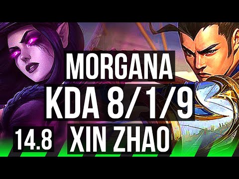MORGANA vs XIN ZHAO (JGL) | 8/1/9, Legendary, Rank 14 Morg | EUW Master | 14.8