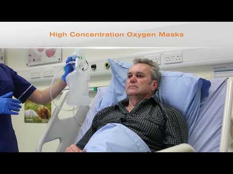 High concentration oxygen face mask