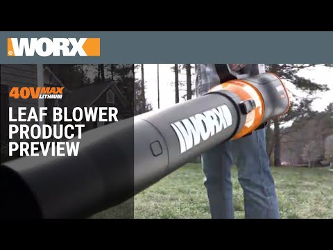 WORX 40V Leaf Blower | Product Preview