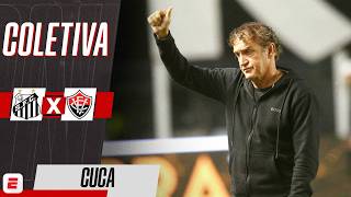COLETIVA SANTOS: CUCA FALA DA VILA BELMIRO APÓS JOGO CONTRA O VITÓRIA