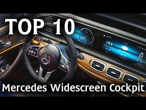 Top 10 der Mercedes-Interieur mit Widescreen Cockpit