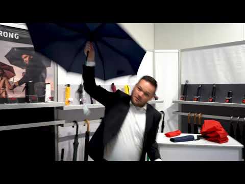 doppler SUPERSTRONG - Der erste Regenschirm, der nicht umklappt!