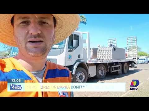 Famílias atingidas por tornado em Barra Bonita recebem ajuda humanitária