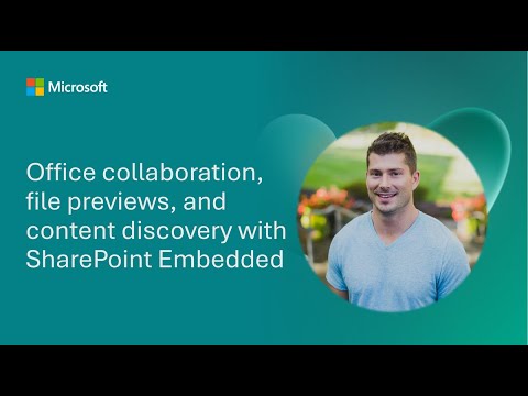 Office collaboration, file previews, and content discovery with SharePoint Embedded