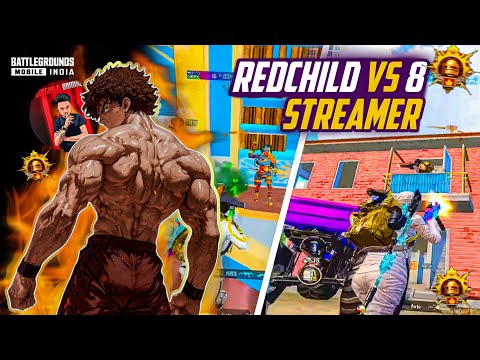 8 streamer vs Redchild 🔥 all POV 