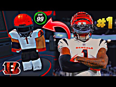 I Became Ja'Marr Chase In Ultimate Football... & I DOMINATED!!