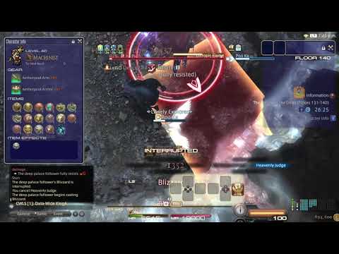 FFXIV potd boss 140 solo mch Ah Puch (Ah Fuck)