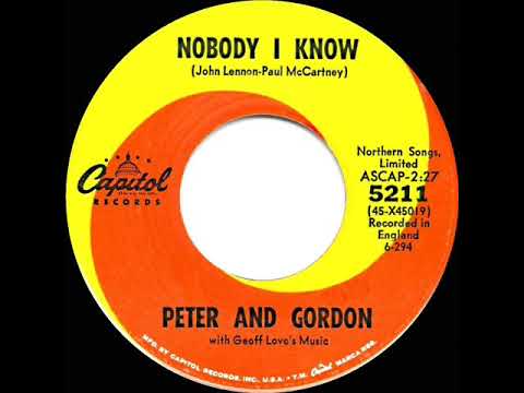 1964 HITS ARCHIVE: Nobody I Know - Peter and Gordon