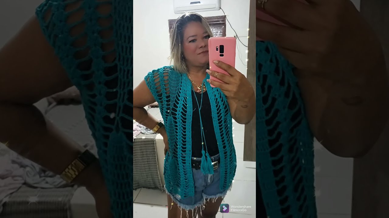 colete ou saída de praia Plus size 🥰