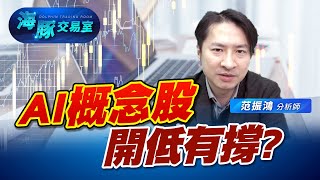又是防疫股，AI族群開低有撐? 海豚選股方向看哪些族群 (圖)