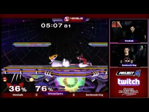 VS Weekly 01/22/15 - Winners Semis - Westballz (Falcon) vs Bamboozle King (Peach) - Melee