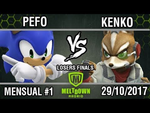 [Meltdown Smash #1] Pefo (Sonic) vs Kenko (Fox) SSB4 Losers Finals